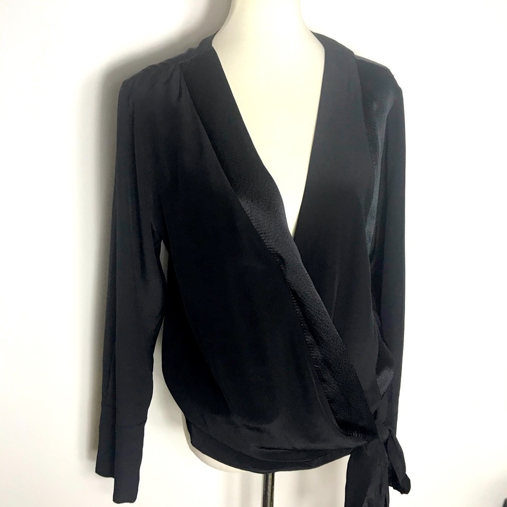 Diane Von Furstenberg Silk Side Swap Top
